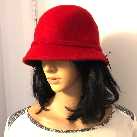 Apt. 9 red wool cloche hat - Picture 8 of 8